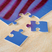 VS, Georgië, Tybee Island, Vlag 2 Legpuzzel (Zijkant)