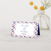 VS Gepersonaliseerd huwelijksfeest Plaatskaartje (Achterkant)