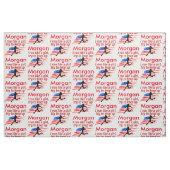 VS GEPERSONALISEERDE TRACK AND FIELD STOF (Fat Quarter)