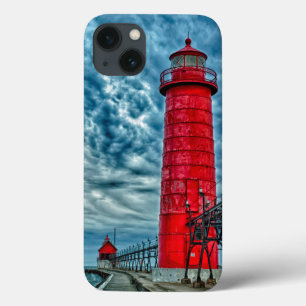 VS, Grand Haven, Michigan, vuurtoren iPhone 13 Hoesje