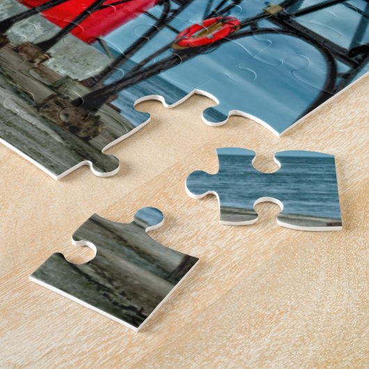 VS, Grand Haven, Michigan, vuurtoren Legpuzzel (Zijkant)