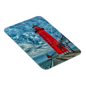 VS, Grand Haven, Michigan, vuurtoren Magneet (Rechterzijde)