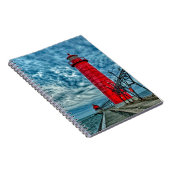 VS, Grand Haven, Michigan, vuurtoren Notitieboek (Rechterzijde)