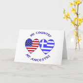 VS / Griekse voorouders Kaart (Gele Bloem)