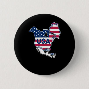 VS = Groenland + Canada + Golf + Kanaal Ronde Button 5,7 Cm