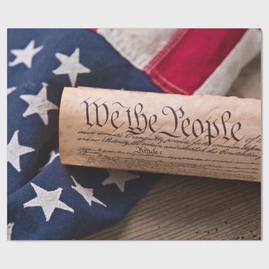 VS-grondwet Cadeaupapier (Vlak)