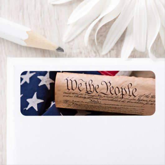 VS-grondwet Etiket (Insitu)