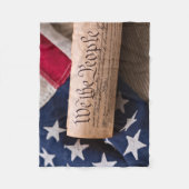 VS-grondwet Fleece Deken (Voorkant)