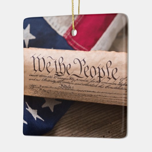 VS-grondwet Keramisch Ornament (Links)