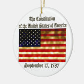 VS-grondwet Keramisch Ornament (Links)