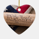 VS-grondwet Keramisch Ornament (Achterkant)