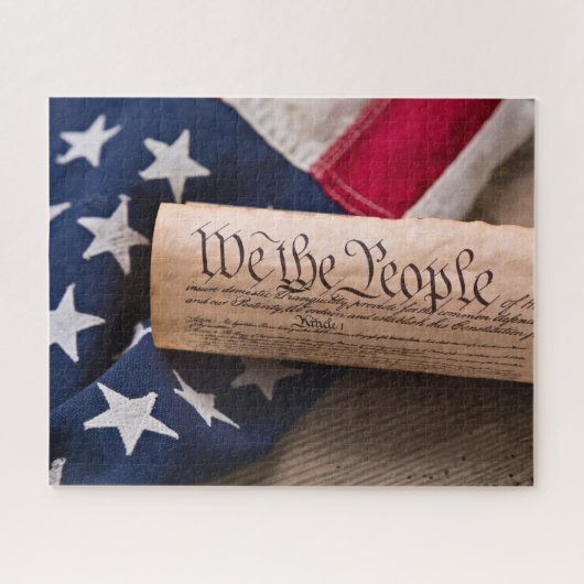 VS-grondwet Legpuzzel (Horizontaal)