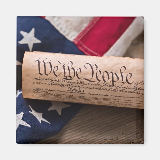 VS-grondwet Magneet (Voorkant)