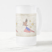 VS-grondwet Matglas Bierpul (Voorkant rechts)