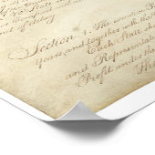 VS. Grondwet Pagina 2 Poster (Hoek)