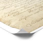 VS. Grondwet Pagina 3 Poster (Hoek)