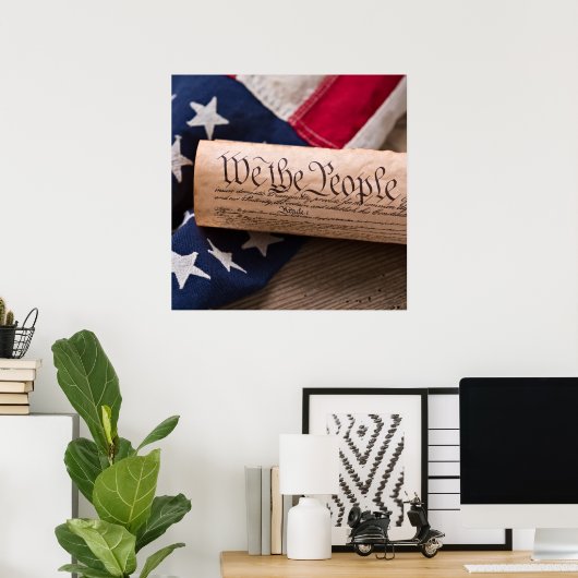 VS-grondwet Poster (Thuiskantoor)