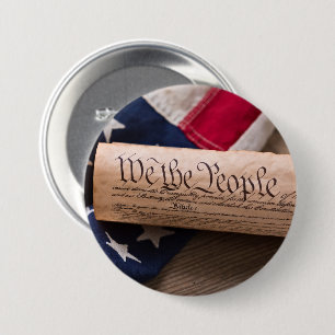 VS-grondwet Ronde Button 7,6 Cm