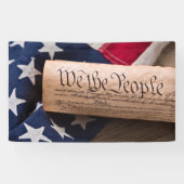 VS-grondwet Spandoek (Horizontaal)