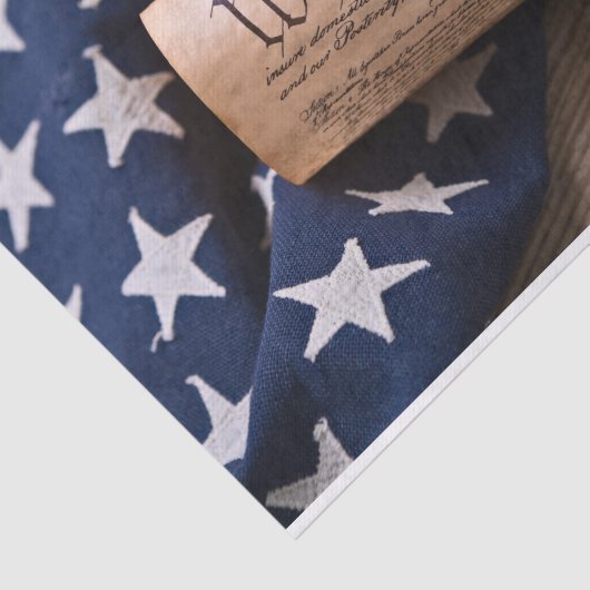 VS-grondwet Tissuepapier (Detail)