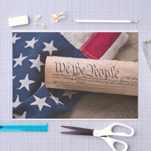 VS-grondwet Tissuepapier