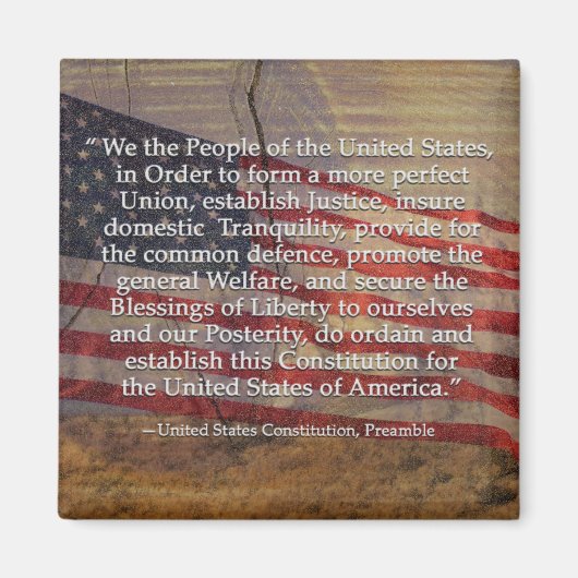 VS-grondwet - Voorbereiding op gestructureerde ach Magneet (Voorkant)