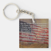 VS-grondwet - Voorbereiding op gestructureerde ach Sleutelhanger (Voorkant)