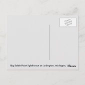 VS, grote vuurtoren van Sable Point, Michigan Briefkaart (Achterkant)