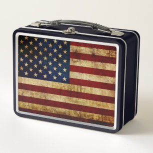 VS / Grunged Vlag Lunch Box