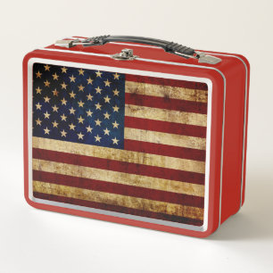 VS / Grunged Vlag Lunch Box