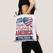 VS Hart 1776 2026 4 juli Tote Bag (Dichtbij)