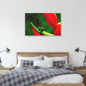 VS, Hawaï, Hilo. Heliconia Canvas Afdruk (Insitu (Slaapkamer))