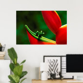 VS, Hawaï, Hilo. Heliconia Poster (Thuiskantoor)