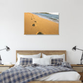 VS, Hawaï, Kauai, Kapa'a, aan het strand. Canvas Afdruk (Insitu (Slaapkamer))