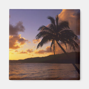 VS, Hawaï, Kauai, Kleurrijke zonsopgang in een 2 Magneet