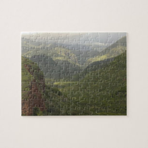 VS, Hawaï, Kauai, uitzicht op canyon. (RF) Legpuzzel