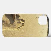 VS, Hawaï, Maui, Makena Beach, voetafdruk en Case-Mate iPhone Case (Achterkant (horizontaal))