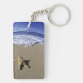 VS, Hawaï, Maui, Makena Beach, Zeester en Sleutelhanger (achterkant)