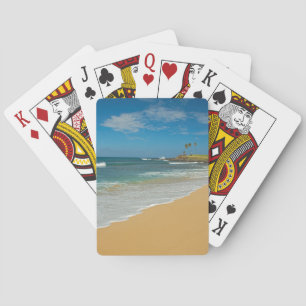 VS, Hawaï, Molokai-eiland, Three Mile Beach Pokerkaarten