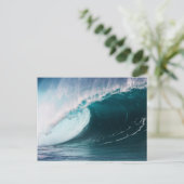 VS, Hawaï, Oahu, Grote golven Briefkaart (Staand voorkant)