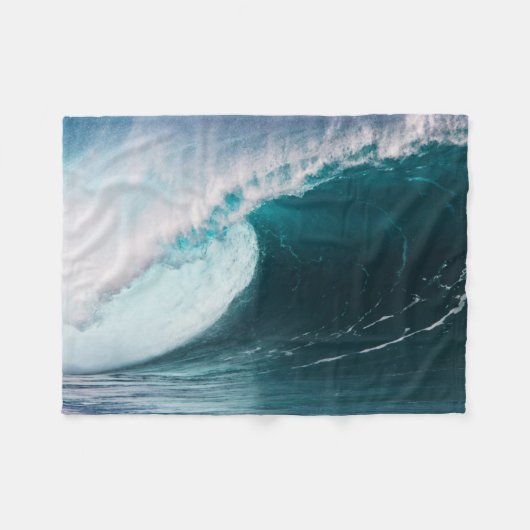 VS, Hawaï, Oahu, Grote golven Fleece Deken (Voorkant (Horizontaal))