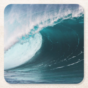 VS, Hawaï, Oahu, Grote golven Kartonnen Onderzetters