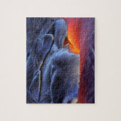 VS, Hawaii, Big Island, Kilauea, Volcanoes NP, Legpuzzel (Verticaal)