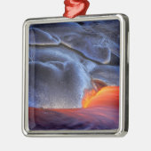 VS, Hawaii, Big Island, Kilauea, Volcanoes NP, Metalen Ornament (Links)