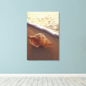 VS, Hawaii, Maui, Kihei, Evening light on Canvas Afdruk (Insitu (Houten vloer))