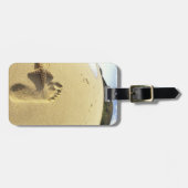 VS, Hawaii, Maui, Makena Beach, Footprint en Bagagelabel (Voorkant horizontaal)