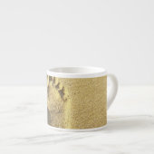 VS, Hawaii, Maui, Makena Beach, Footprint en Espresso Kop (Voorkant rechts)