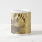 VS, Hawaii, Maui, Makena Beach, Footprint en Grote Koffiekop (Voorkant)