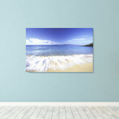 VS, Hawaii, Maui, Surf dat naar Makena komt Canvas Afdruk (Insitu (Houten vloer))