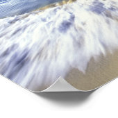 VS, Hawaii, Maui, Surf dat naar Makena komt Poster (Hoek)